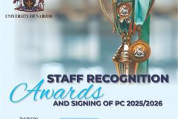 Staff FY 2025/2026 Performance Contract Signing and the 2024/2025 Staff Recognition Awards.
